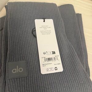 ALO Yoga Steel Grey High-Waist Flare Pant